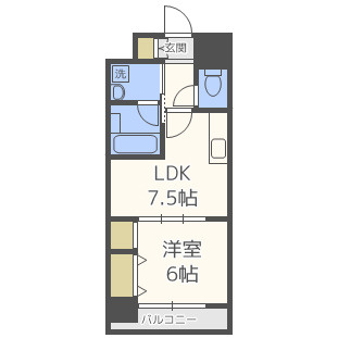 ジューム南船場の間取り