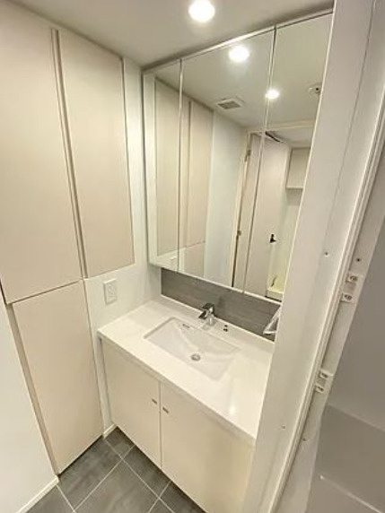 ザ・パークハビオ神泉　楽器相談　ペット相談　ネット０の洗面所