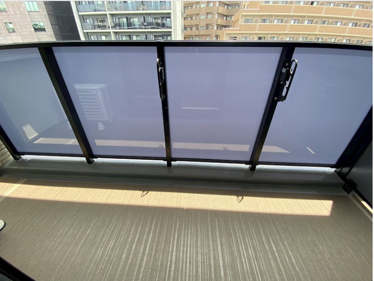 ザ・パークハビオ神泉　楽器相談　ペット相談　ネット０のバルコニー