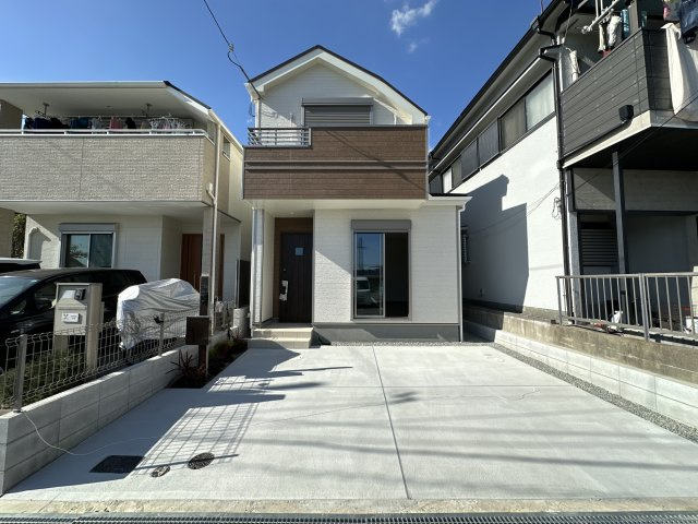 神戸市垂水区千鳥が丘1丁目新築戸建の前面道路含む現地写真