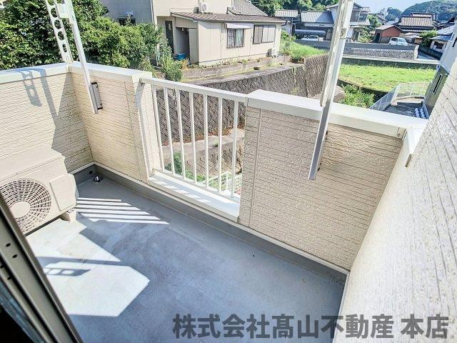 ボニートパルＢのバルコニー