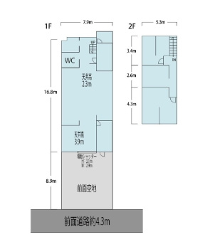 守口市大日町４丁目 倉庫の間取り