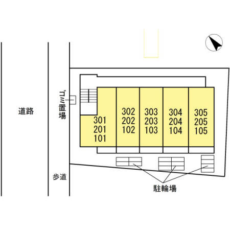 クレインリング丸山台の区画図