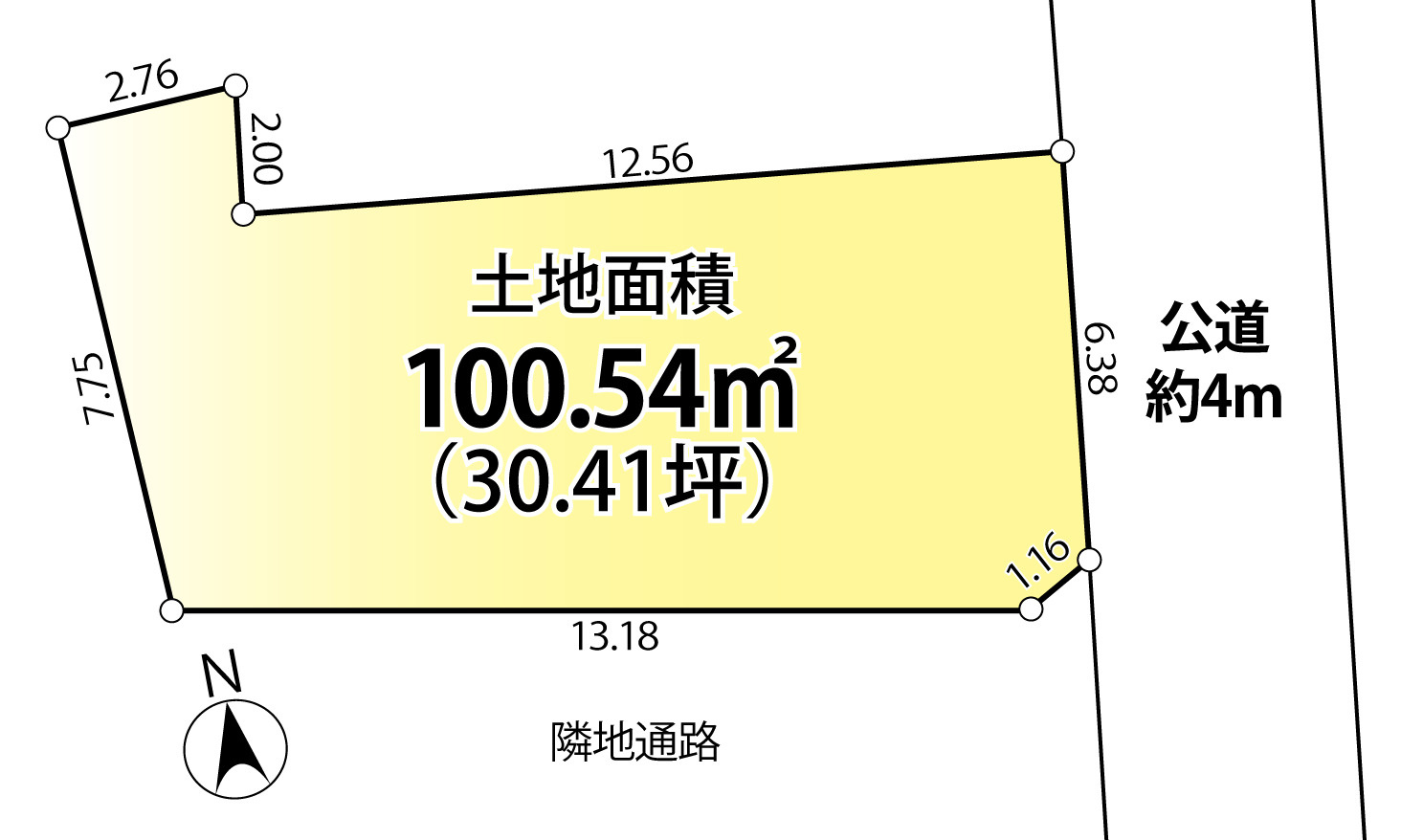 若葉１　戸建の区画図