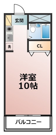 コーポ論地　No.2の間取り