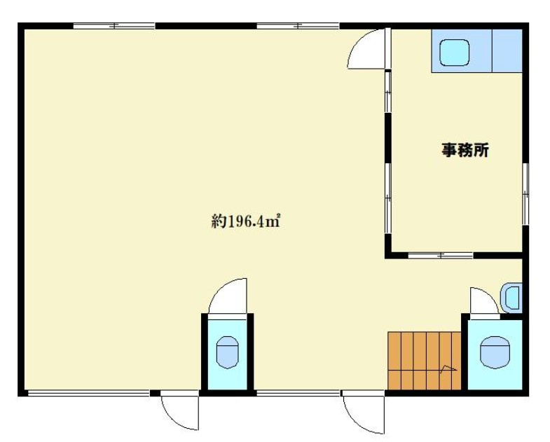 堺市中区毛穴町　貸倉庫の間取り