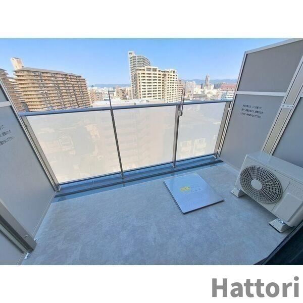 スプランディッド京橋EASTのバルコニー