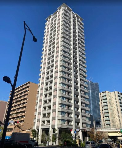 東京都港区売りマンション【サンウッド三田パークサイドタワー】の外観