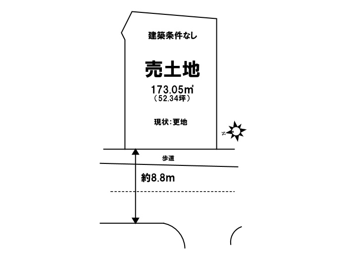売土地　　安東4丁目