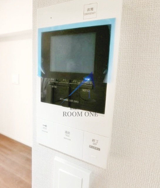 ベルシード立川のセキュリティ|モニター付きインターホンです。