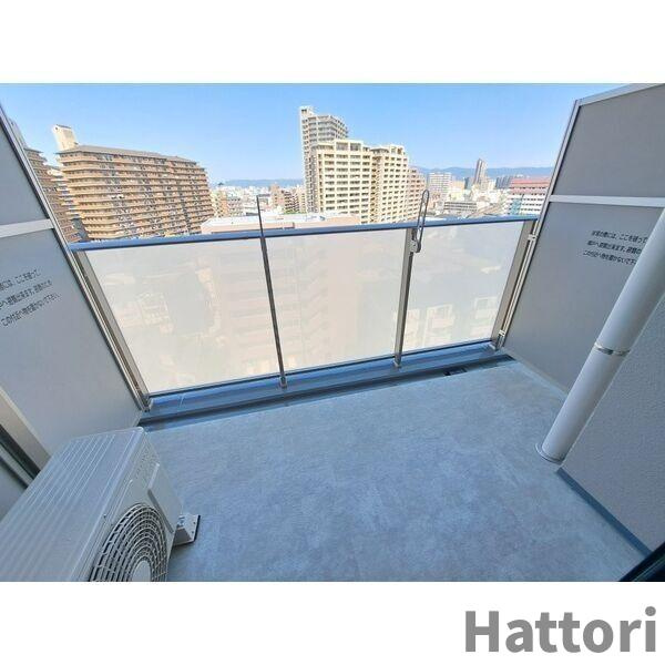 スプランディッド京橋EASTのバルコニー