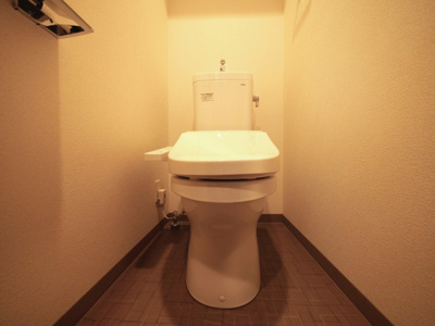 【トイレ】 | プレサンスOSAKA DOMECITYワンダー | 落ち着いた色調のトイレです