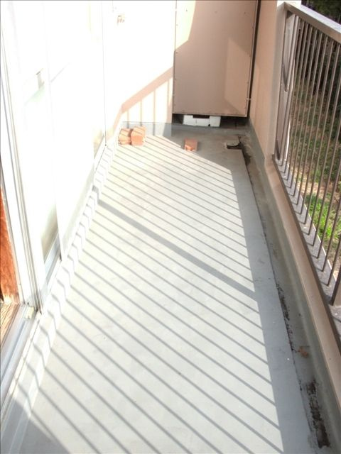 シャトー芝のバルコニー|バルコニー付きです