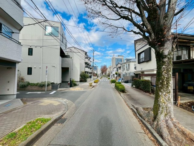 【前面道路含む現地写真】 | 練馬区豊玉中４丁目　売地 | 近隣には公園も多く、緑と共存している穏やかな住宅地です