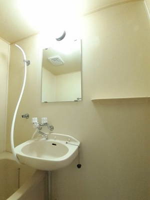 【洗面所】 | スイートハイツＢ | 脱衣スペースもあります