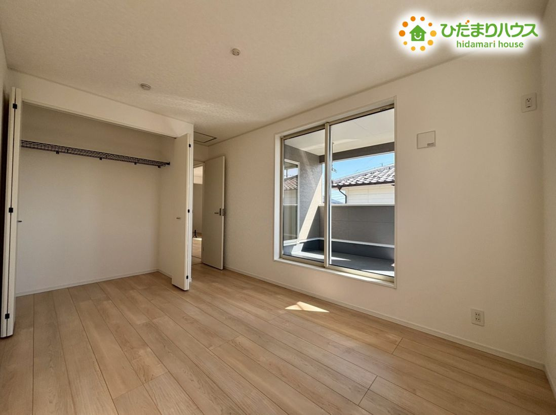 熊谷市石原　第7　新築一戸建て　クレイドルガーデン　02の収納|各居室に収納スペース充実しております◎
収納家具を買い足す必要が少なく、お部屋が広く使えますね(^^)/