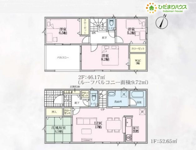 熊谷市石原　第7　新築一戸建て　クレイドルガーデン　02の間取り