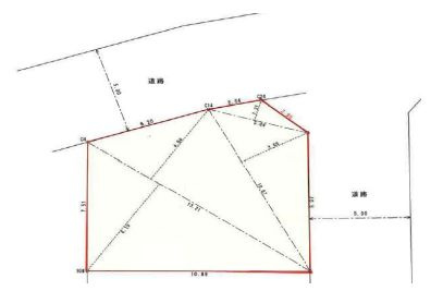 【区画図】 | 西東京市下保谷３丁目　売地 | 北東角地の建築条件無売地が登場です！