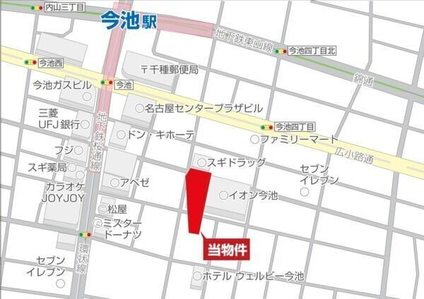 PULCHRA IMAIKE(プルクラ今池)の地図