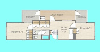 【間取り】 | マノワール小滝園 | マノワール小滝園