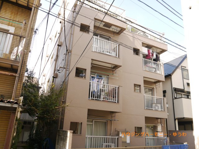 【外観】 | 巣鴨コーポラス | モダンでスタイリッシュな印象を与えるグレーを基調とした外観。