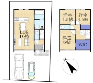 草津市橋岡町2号棟　新築戸建て