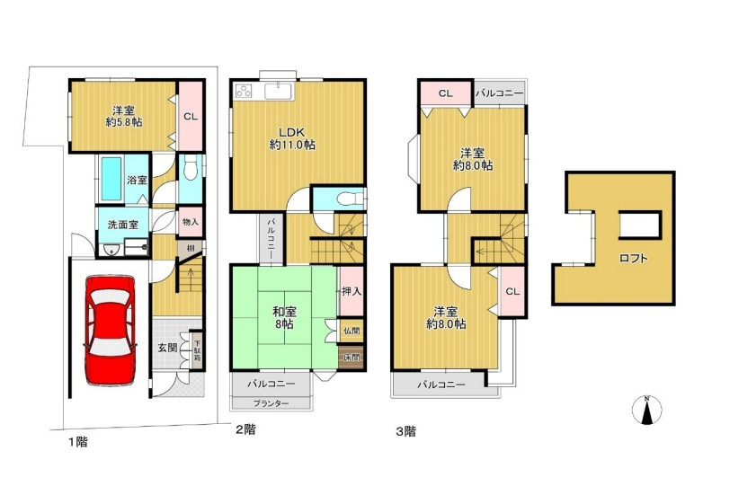 福島区福島　中古戸建