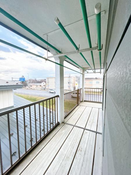 網走郡美幌町字東二条北１丁目　戸建てのバルコニー