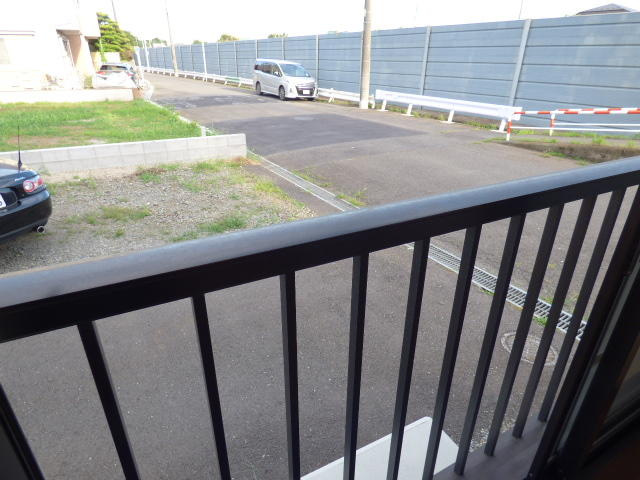 東側手すり