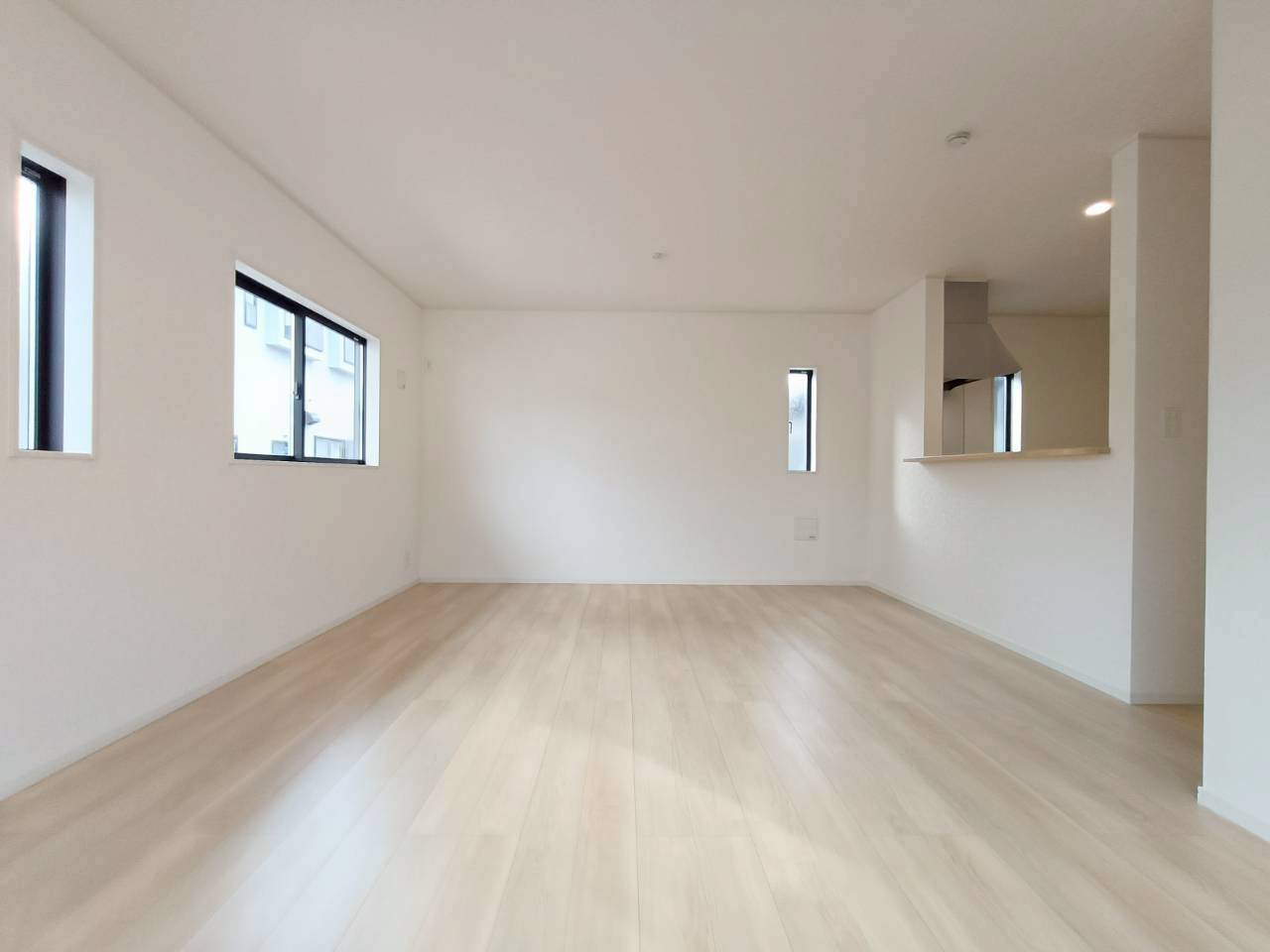 吉川市　吉川1丁目　新築戸建　全1棟の居間・リビング|こちらのリビングで趣味の時間をお楽しみください