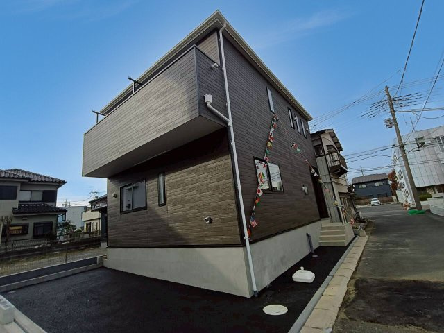 吉川市　吉川1丁目　新築戸建　全1棟の前面道路含む現地写真|前面道路含む現地写真です