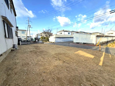 【前面道路含む現地写真】 | 【プレイワーク小田町】和気小・建築条件なし・更地渡し・北西角地・和泉市小田町2丁目 | 前面道路含む現地写真です