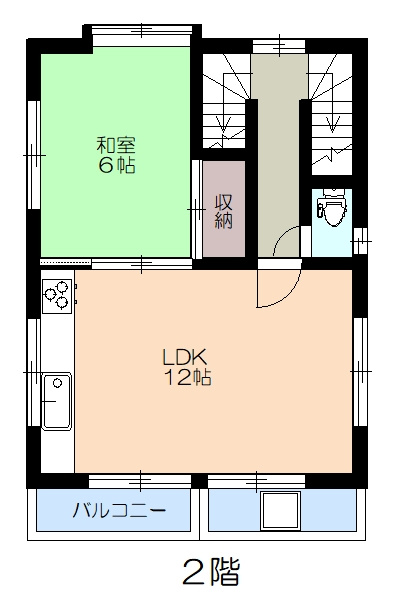 品川区中延３丁目の中古一戸建の間取り
