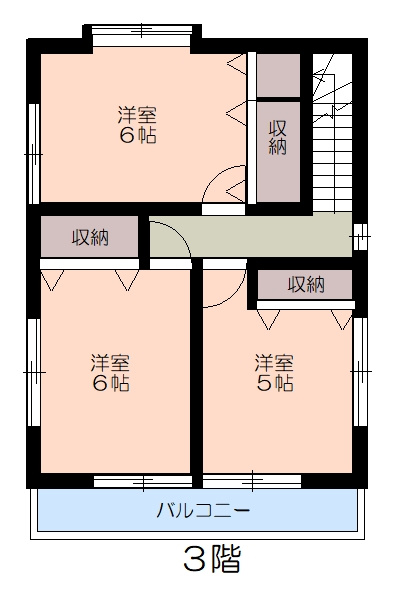 品川区中延３丁目の中古一戸建の間取り