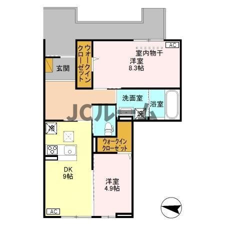 フェリシアの間取り