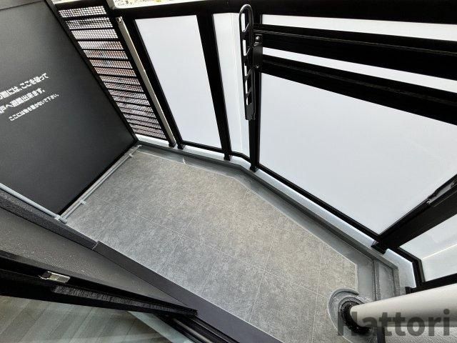 ブランシエスタ天満のバルコニー