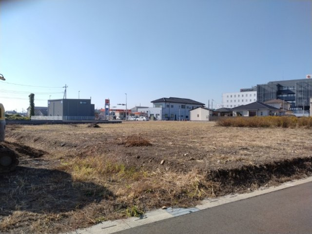 真岡市中萩１丁目　土地の外観