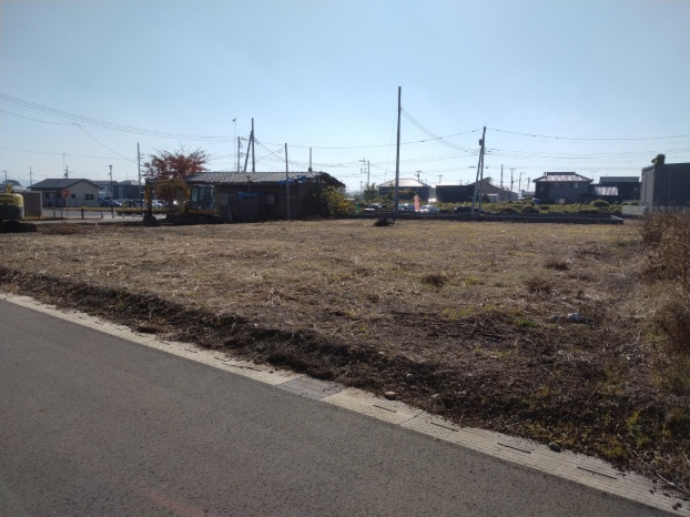 真岡市中萩１丁目　土地の外観