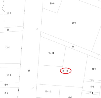 【土地図】 | 真岡市中萩１丁目　土地