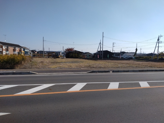 真岡市中萩１丁目　土地の外観