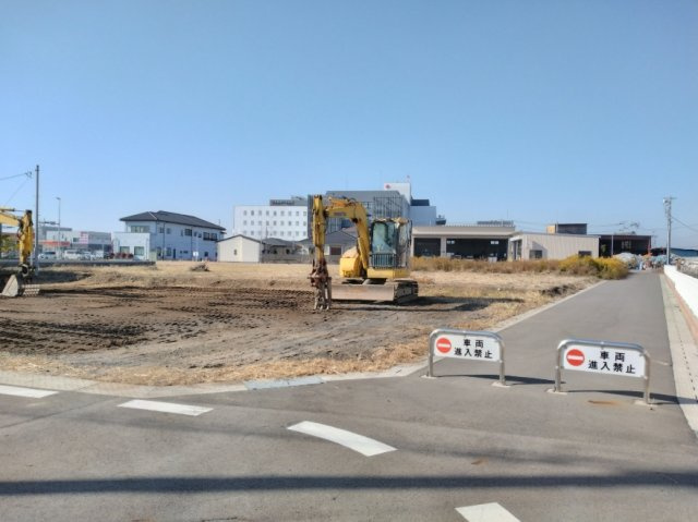 真岡市中萩１丁目　土地の外観