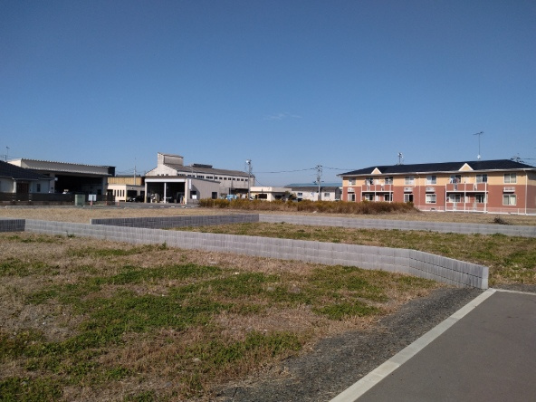 真岡市中萩１丁目　土地の外観