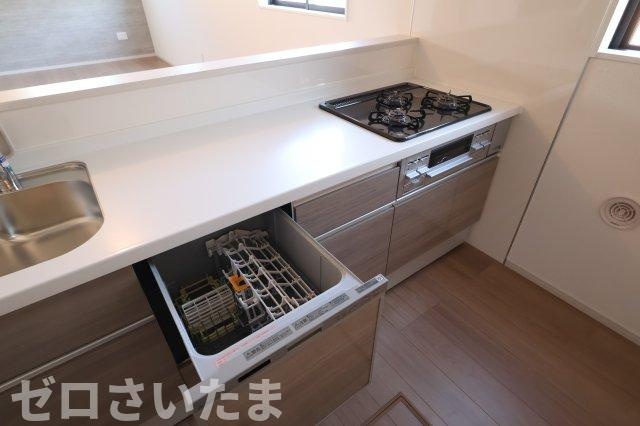 《仲介手数料無料》久喜市久喜東５丁目33-22新築一戸建てリガーレのキッチン