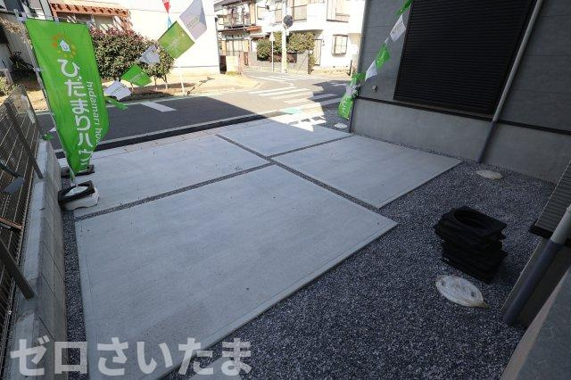 《仲介手数料無料》久喜市久喜東５丁目33-22新築一戸建てリガーレの駐車場