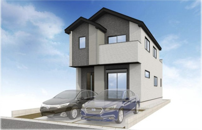 【外観パース】 | 名古屋市南区粕畠町２期　新築一戸建て　 | キャンペーン対象物件です♪詳細は弊社ホームページもしくはスタッフまでお気軽にお問合せ下さいませ♪ お役に立てる自信があります♪