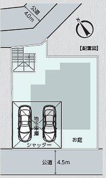 戸塚区平戸町 中古戸建 4790万円の区画図