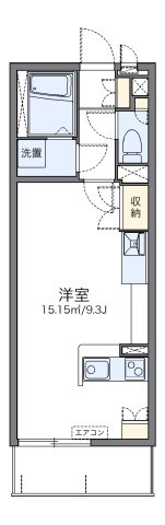 【間取り】 | レオネクストウイロウⅦ | 代表的な間取のため実際の間取とは異なる場合があります