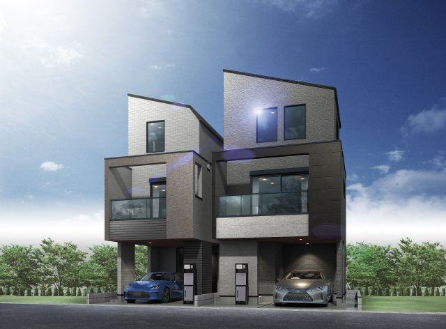 中野区上高田2丁目　新築戸建　残1棟