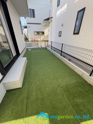 平塚市山下1丁目　新築戸建　全4棟　C号棟の庭