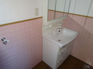 弥富市荷之上町焼田新田の中古一戸建の独立洗面台